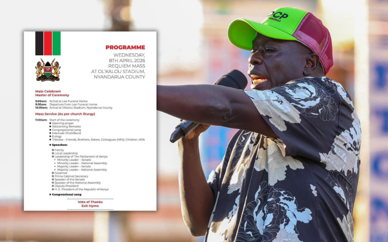 Rigathi Gachagua excluded from list of speakers at MP David Kiaraho's requeim