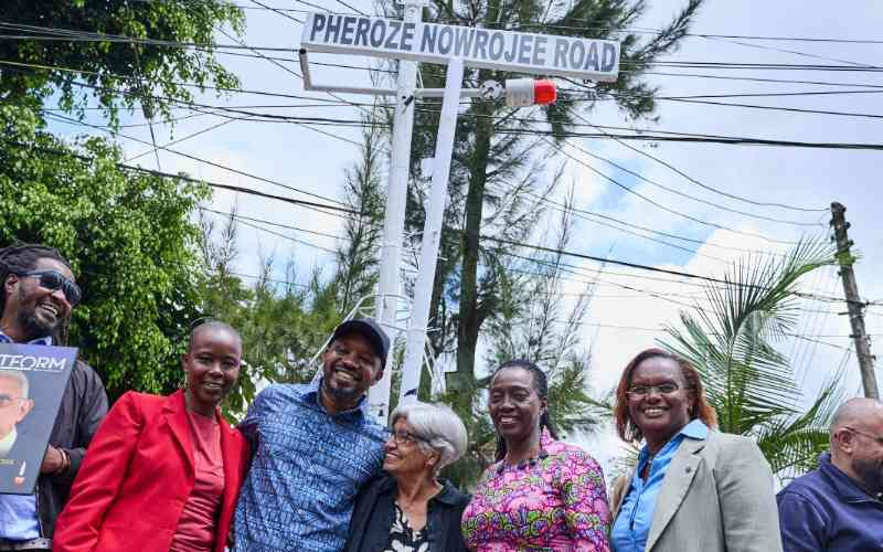Galana Road renamed to honour human rights lawyer Pheroze Nowrojee