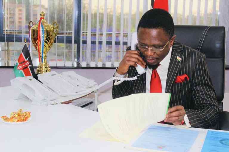 Day 1 in office: Ababu Namwamba makes phone call to FIFA to lift football ban