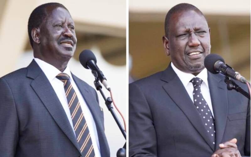 Raila, Ruto votes in the 6 constituencies announced by Chebukati