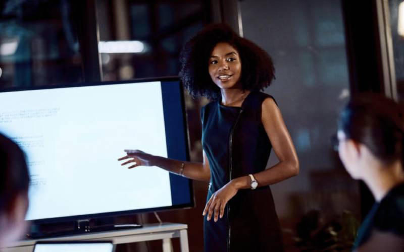 If you are in control, actions and calmness speak louder than you