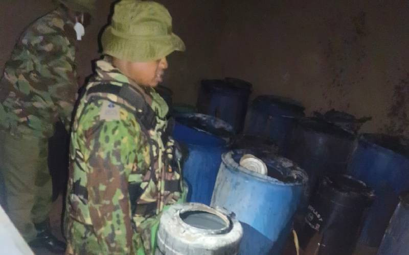 NACADA impounds over 77,000 litres of illicit alcohol in Kakamega