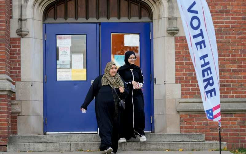 American Muslim and Arab voter...