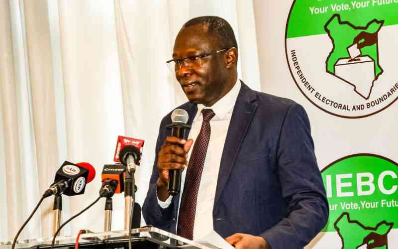 IEBC reports 45 per cent voter turnout in by-elections by 1pm