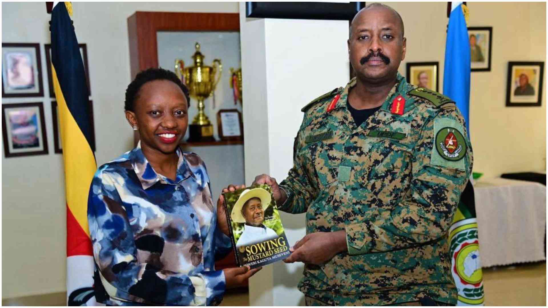 Museveni's son Muhoozi Kainerugaba hosts Charlene Ruto after marriage joke went viral