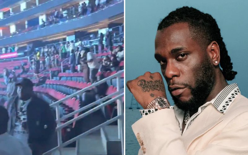 Burna Boy fans conflicted over US shows after viral videos showed 'poor attendance'