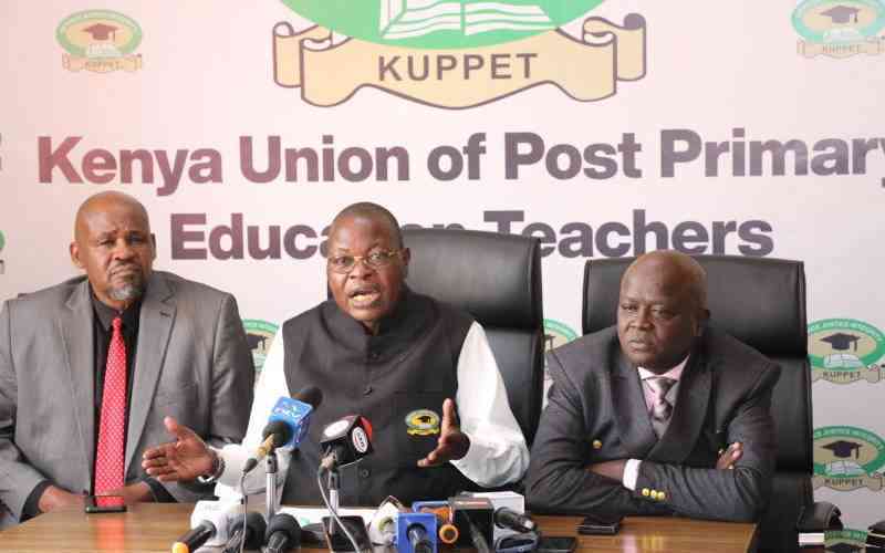 Row as KUPPET rejects TSC promotion formula