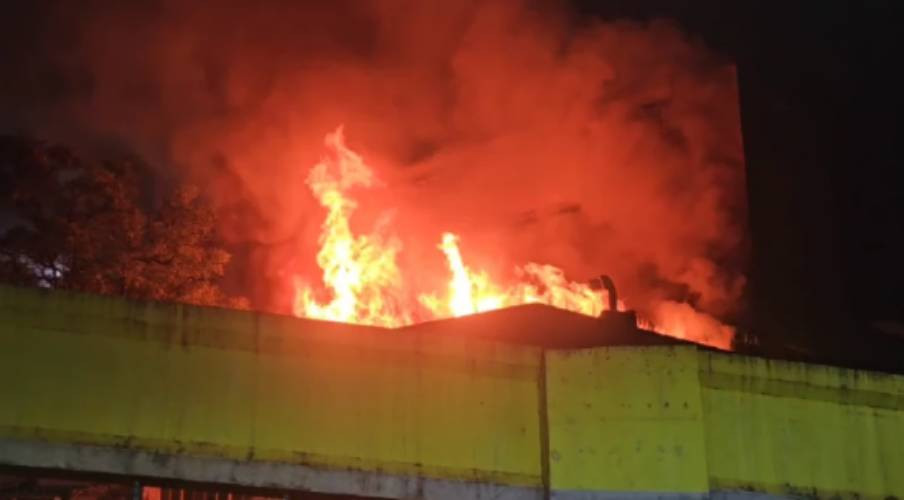 Fire engulfs Taifa Hall at University of Nairobi