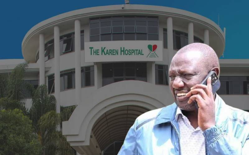 Revealed: Ruto called hospital to enquire about Gachagua's health