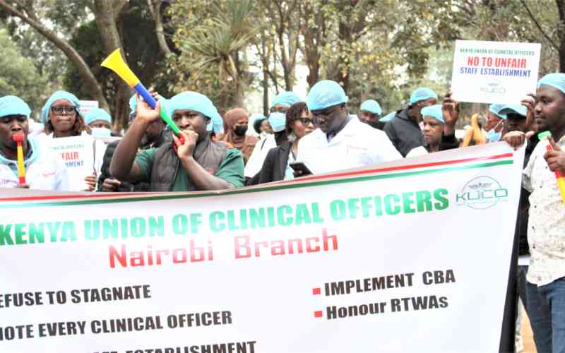 Relief for patients as Busia clinical officers end strike