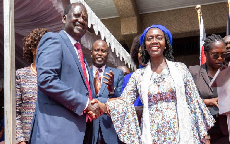 Raila picks Martha Karua for deputy, calls her fighter with safe pair of hands