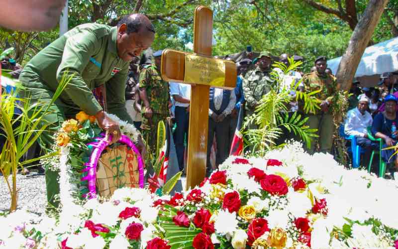 Baba's final resting place becomes pilgrimage site as mourners visit grave