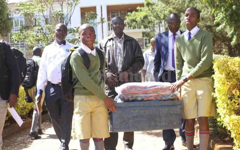 Top KCPE student excited after joining his 'dream school' Alliance High