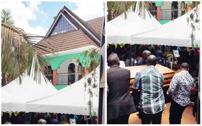 Gladys Chania's husband buried at home where he was allegedly murdered