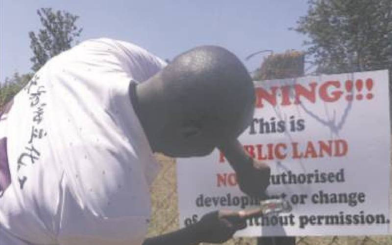 Land grabbing claims stall construction of government officers in Thika