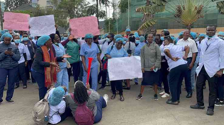 Nurses now target referral hospital in strike paralysis
