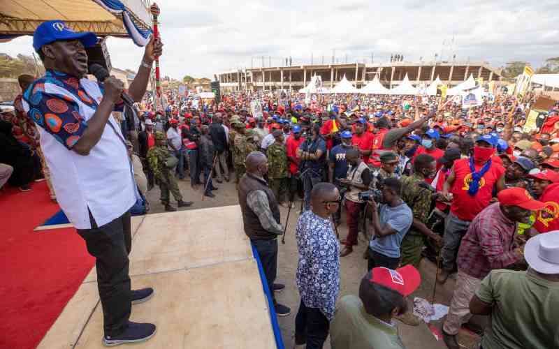 Chaos mars Raila's rally as Marsabit rivals clash