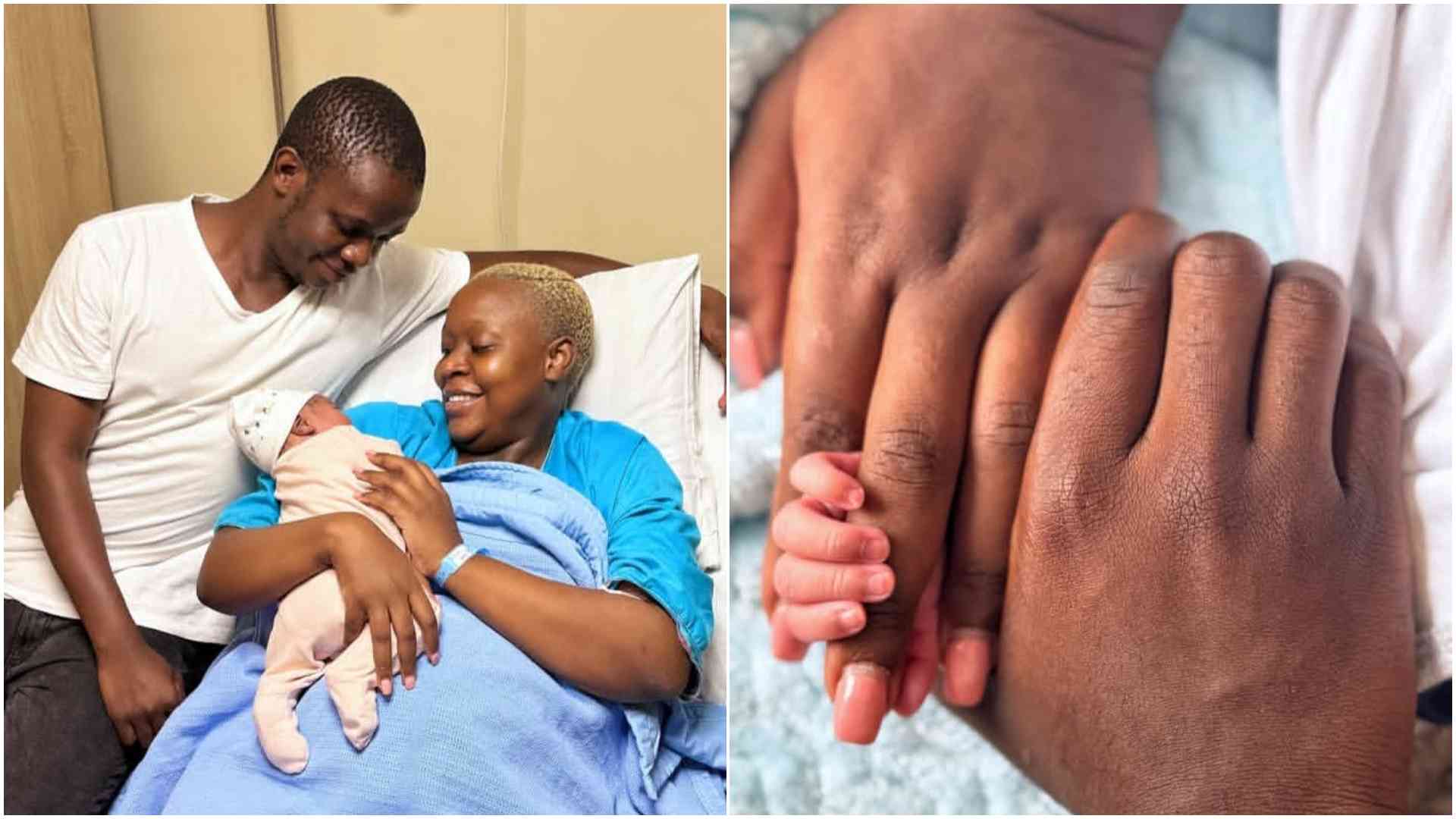 A bittersweet moment of joy: Crazy Kennar and Natalie Asewe celebrate newborn daughter amid online backlash