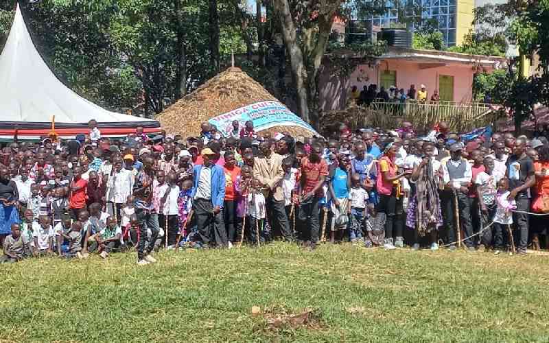 Rite of Passage: Thousands of Maragoli boys pass out at cultural festival