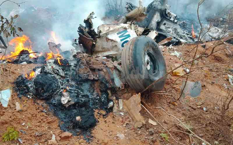 12 killed in Kwale aircraft crash