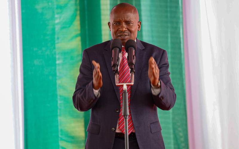 Be fair, Ruto's term isn't over yet, Kindiki tells critics