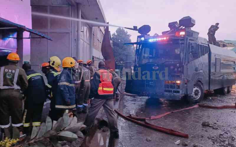 Five suspects of the Embakasi gas explosion still at large - DCI