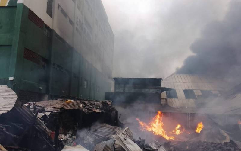 Two dead at Gikomba market fire tragedy