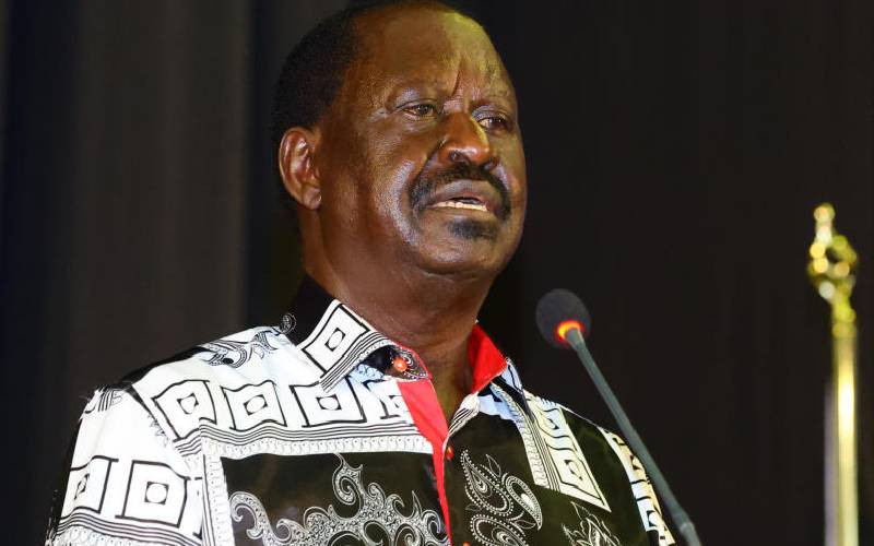 Raila Odinga has not landed a plum job at the UN