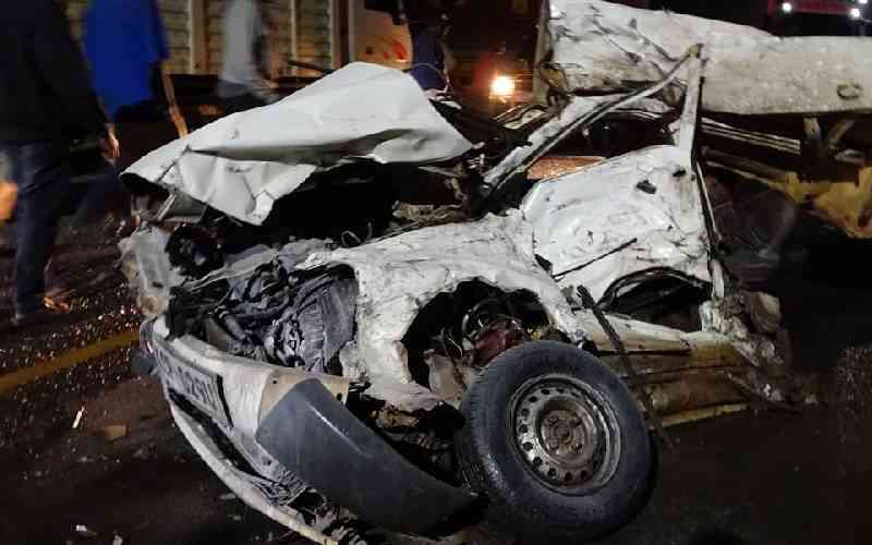 Seven people die in gruesome road crash in Kericho