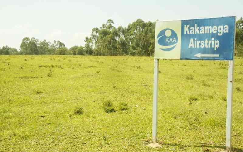 Boon to Kakamega as airstrip opens up for commercial flights