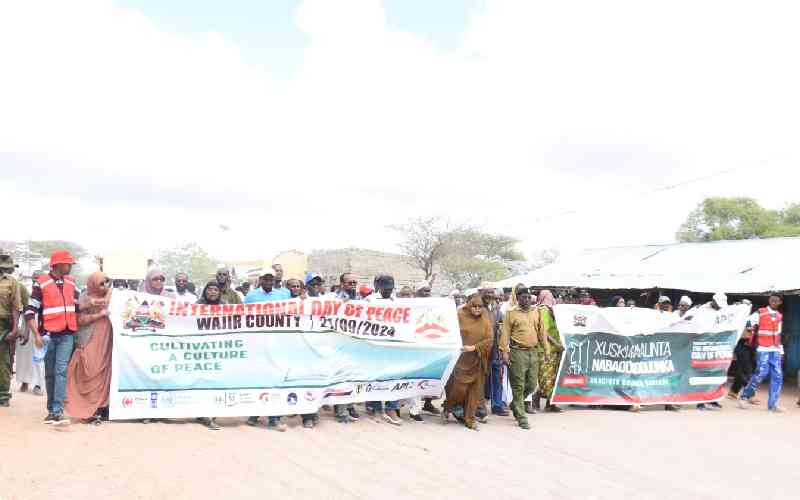 Wajir leaders call for coexistence during International Day of Peace