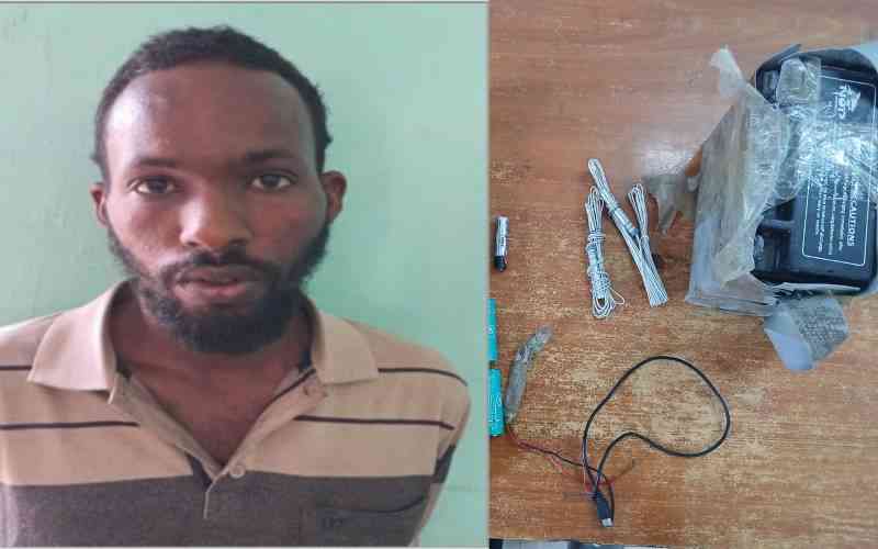 DCI arrest terror suspect, recover IED