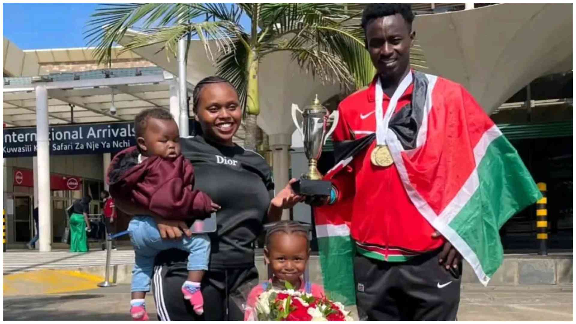 Skater Kevin Kiarie receives cold reception despite winning double gold for Kenya