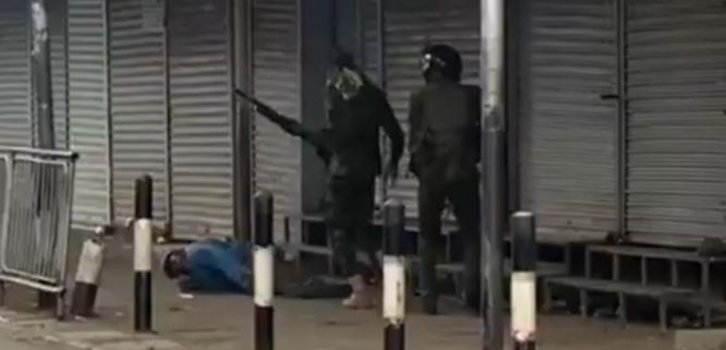 Rogue cops caught on camera sh...