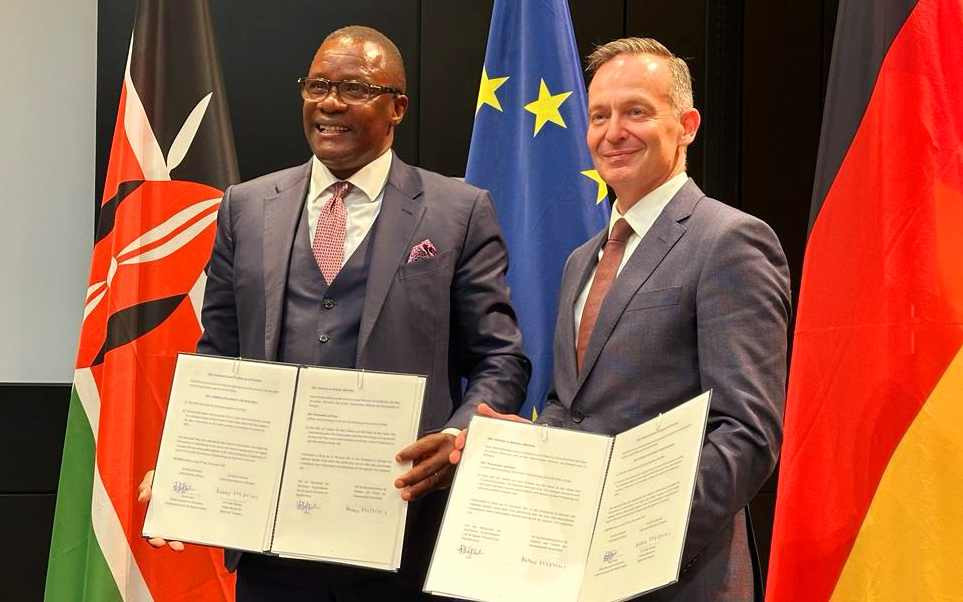 ICT CS Eliud Owalo signs MOU with Germany's Digital minister
