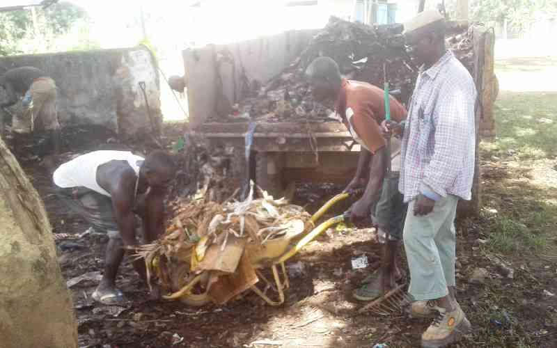 Busia town is choking in garbage as collectors keep off