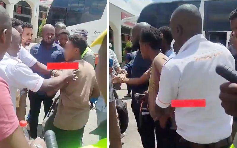 VIDEO: Nakuru woman accused of phone theft confronted after CCTV reveal