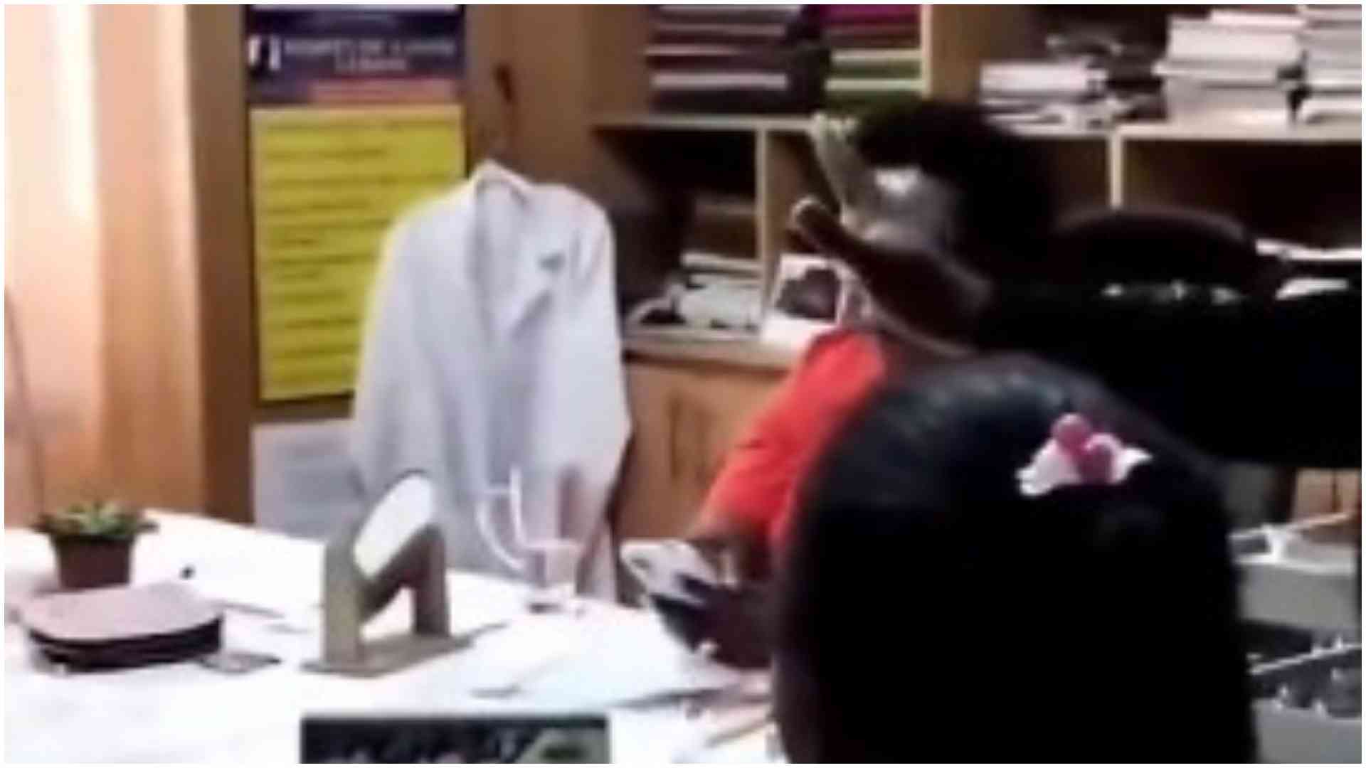 VIDEO: Angry Nairobi parent confronts principal over sick daughter