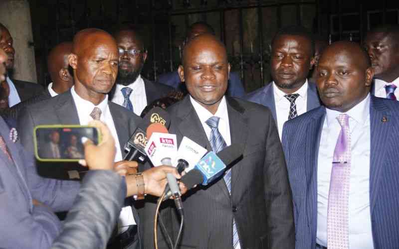 Siaya Deputy Governor William Oduol survives impeachment      
