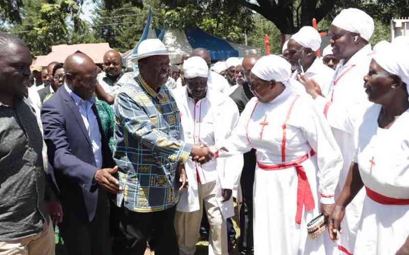 Leaders urge Kenyans to shun divisive politics, back Ruto's government