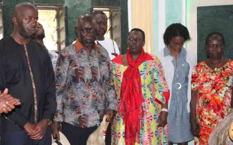 Oburu warns against stealing from Raila's grave