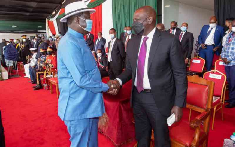 Handshake would work against Raila Odinga, opposition once again