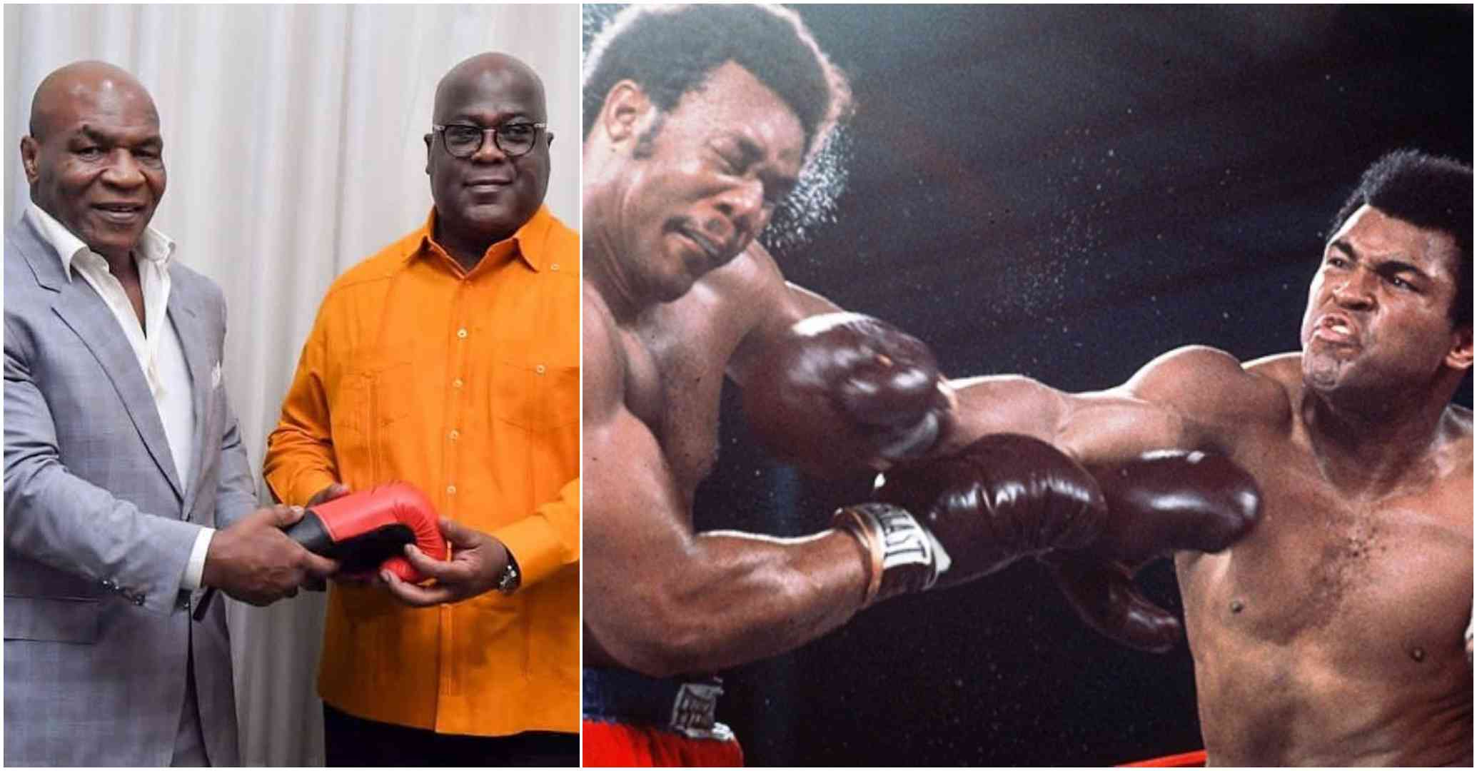 Mike Tyson in Congo for 50th anniversary of  Muhammad Ali, George Foreman's Rumble in the Jungle