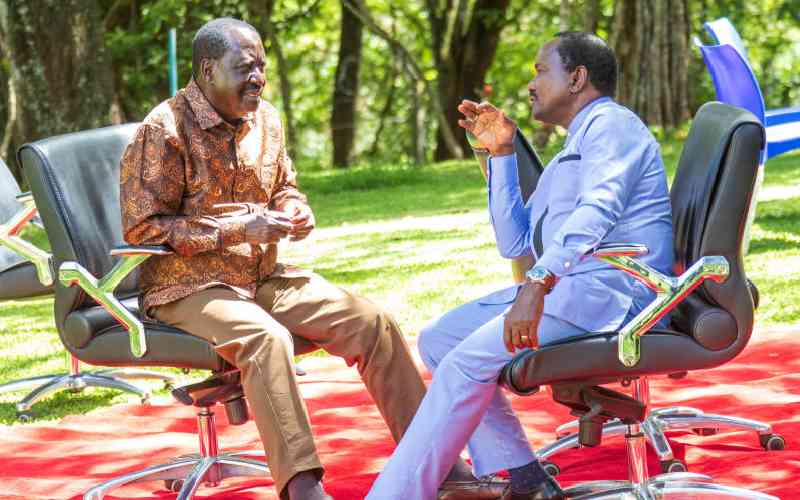 Kalonzo Musyoka struggles to break free from Raila's political shadow