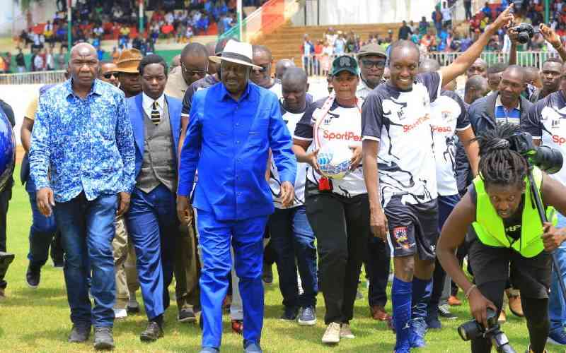 After receiving red card in Kisii, Raila blames Ruto for 'making the first move' on merger