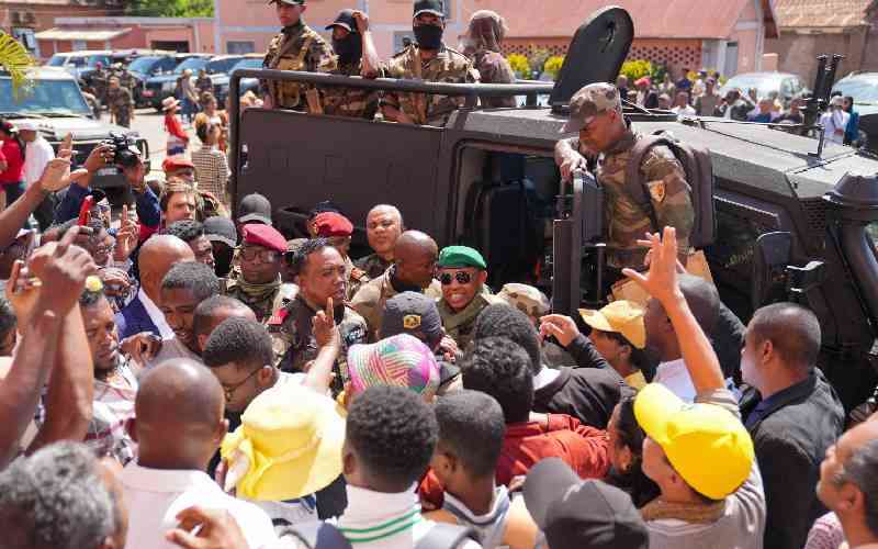 Crowds flock for an audience with Madagascar's new military leader