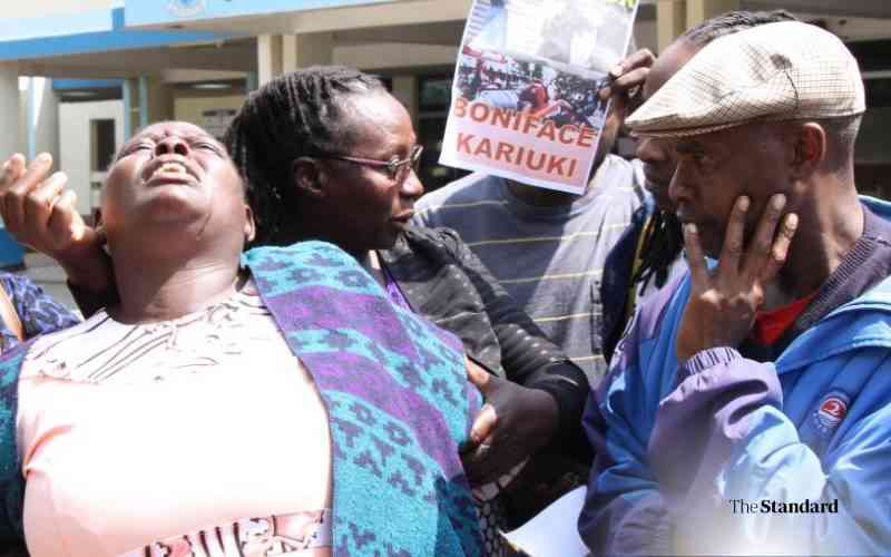 Kariuki's family locks out strangers from son in ICU