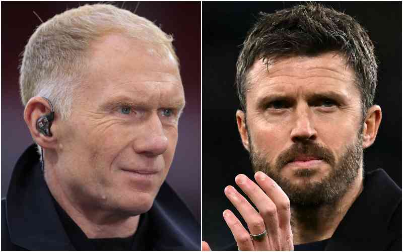 Scholes makes peace with Carrick after jibe at former Man United team-mate