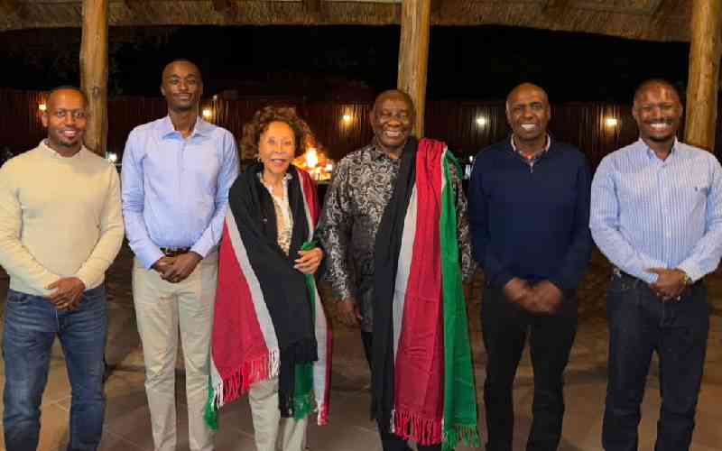 Gideon Moi and sons visit Ramaphosa's Phala Phala farm