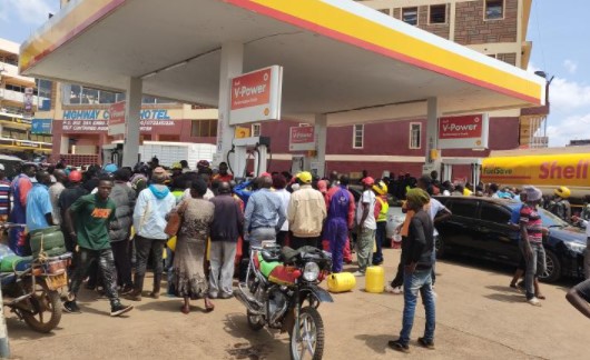Chaos as motorists scramble for fuel in Embu